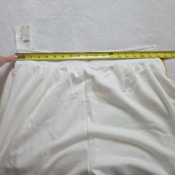 New XL Daily Practice x Anthropologie Pull-on wide leg track pants in white - Picture 10 of 11